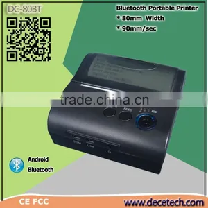 Mobile Android Bluetooth Receipt Printer For Taxi Receipt/pos With Audio Mini Credit Debit Card Reader thumbnail-3
