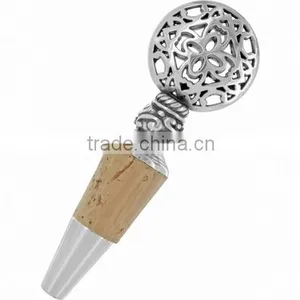 Wine Accessories 100% Food Grade Silicone Metal Wine Stopper Quality Choice thumbnail-1