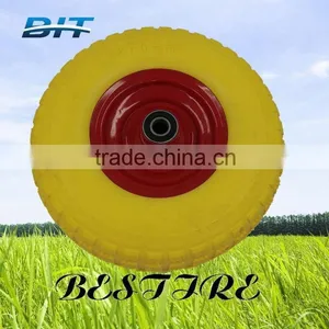 Color PU Form Wheel/wheelbarrow Tyre/ Wheel Barrow Tyre Tube/ Cart Tyre thumbnail-6