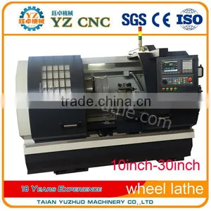 Car Rim Scratch Repair CNC Alloy Wheel Lathe Wrc28 With Touch Probe Quality Choice thumbnail-1