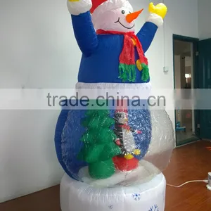 DJ-XT-62 Inflatable Animation Air Blown Kaleidoscope Frosty the Snowman Scene Christmas Decoration thumbnail-4