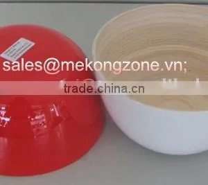 Lacquered Bamboo Bowl thumbnail-1
