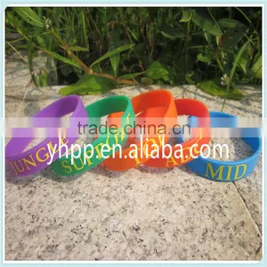 Custom LOL League of Legend ADC JUNGLE MID SUPPORT TOP Silicon Wristband Bracelet Quality Choice thumbnail-2