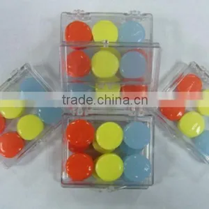 Non-Toxic Waterproof and Soundproof Soft Silicone Gel Earplugs thumbnail-1