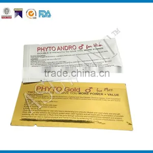 Barrier Smell Proof Gravure Printed Aluminum Foil Heat Sealed Medicine Food Bag thumbnail-1