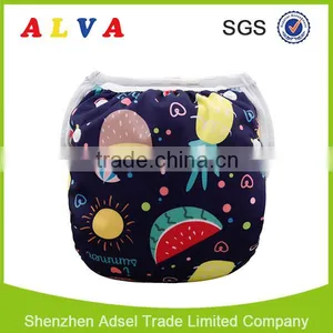 Alva 2016 New Fruits Pattern Reusable Baby Swimming Wear Swimming Diaper thumbnail-2
