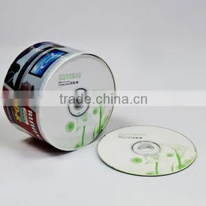 RISHENG Full Face White Inkjet Printable Cd-r Blank/CD-R 52X/Printable Disc thumbnail-5
