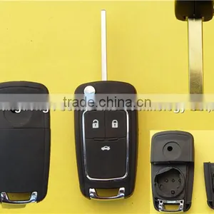 Flip Key Shell for Chevrolet Cruze Remote Key Case Fob 3 Buttons thumbnail-1
