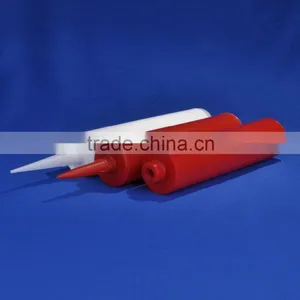 320ml High Quality Empty Plastic Tube for Premium Grade Weather Silicone Sealant thumbnail-1