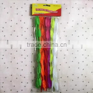 Factory Supply DIY Crafts 1.2*30cm Colorful Bump Pipe Cleaners, Chenille Stems Toys for Kids thumbnail-1