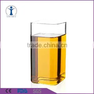 Personalized Square Drinking Water Glass thumbnail-1