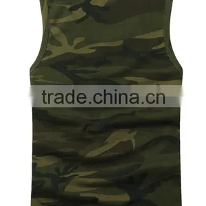 2015 Latest Design Mens Cotton Camo Vest thumbnail-2