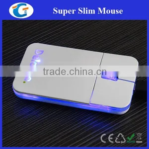 LED Laser Engraved Logo Computer Mouse With Retractable Cable thumbnail-4