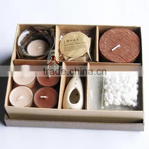 Scented Candle Set Incense Sticks /ceramic Warmer/essential Oil Burner Set for Gifts thumbnail-1