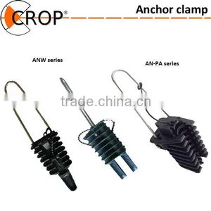 2 or 4 Core Anchoring Clamp For ADSS Cable/Unbreakable Insulating Anchor Clamp thumbnail-4