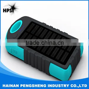 Hot Sale Mini Solar Charger Power Bank 8000mAh for Iphone and Android thumbnail-1