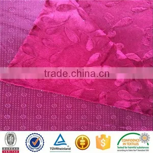 Red 100% Polyester Embossed Plush Velboa With Plastic Backing thumbnail-1