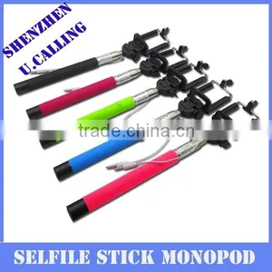 No Battery No Bluetooth Cable Take Pole Portrait Selfile Stick Monopod For Smartphone &Digital Camera thumbnail-2