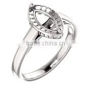 Solitaire With Accent Engagement Ring Mount111 thumbnail-1