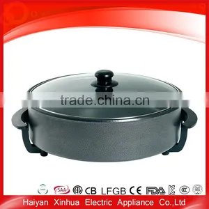 China Manufacturer CE Approved Electric Cast Iron Pizza Pan thumbnail-1