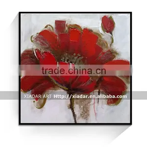 Shu1798 Wall Decor Fabric Flower Painting Designs thumbnail-1