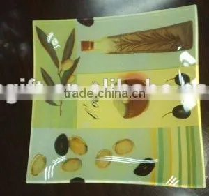 2015 New Decal Printing Square Glass Plate thumbnail-4