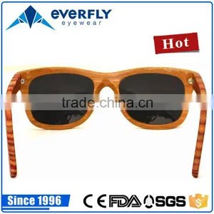 High Quality Wholesale China Bamboo Sunglasses 2015 Custom Logo Polarized Wooden Sunglasses Quality Choice thumbnail-2
