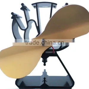 Eco Stove Fan Self Powered Stove Fan With 2 Blades thumbnail-1