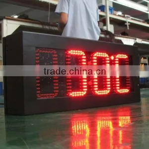 16" Inch 88:88:88C/F Led Clock Wall Mounted thumbnail-1