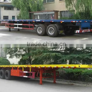 20' and 40' Container Carrier Flatbed Semi Trailer,two Axles and Three Axles thumbnail-1