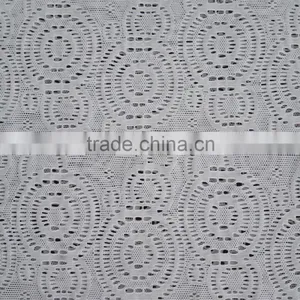 China Factory New Design 90/10 Nylon Spandex Intersecting Circles Patern Jacquard Fabric, Fashion Garments Jacquard Fabric thumbnail-1