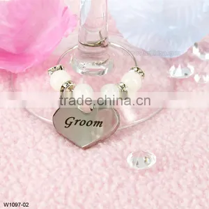 Bride Wine Charm For Wedding thumbnail-2