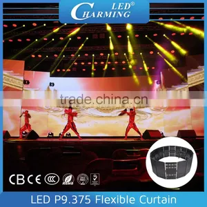 Slim User-friendly Small Pitch Reliable Quality Stage Led Curtain Wall RGB Lighting thumbnail-1