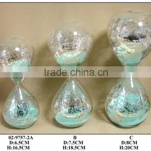 Blue Sand Hamme Ton Silver,simple and Classic Sand Timer thumbnail-1