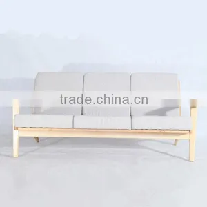 Solid Hotel Furniture Hans J Wegner Plank Sofa 3 Seater thumbnail-2