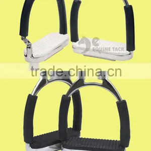Horse Riding Flexi Safety Bendy Stirrup, Folding Stirrup Stainless Steel thumbnail-1