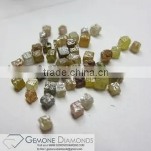 Excellent Quality Natural Loose Mixed Color Drilled Diamond Beads for Necklace thumbnail-1