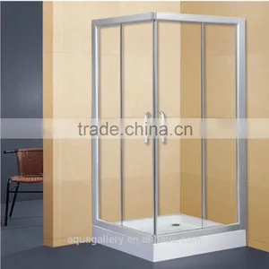 Square Shower Cabin With Acrylic Tray and Sliding Door thumbnail-1