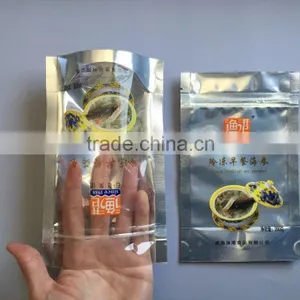 Transparent Window Zipper Stand Up Plastic Cashew Nut Packaging Bag thumbnail-5