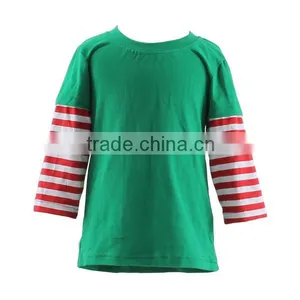 2016 Wholesale Liquidation Kids Clothes Split Joint Children Clothing Usa Strip Sleeve Shirt Fashion Shirts for Boys thumbnail-1