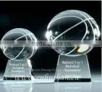 Ball Award Crystal Basketball Trophy For Winner Gift thumbnail-1