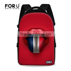 National Flag Red Lip Sexy Laptop Bags,Fashionable Laptop Bags,Backpack Laptop Bag thumbnail-5