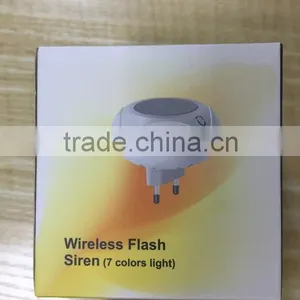Mini Socket Siren With Sound and Flash Works With Alarm Panel / IP Camera /Standalone thumbnail-5