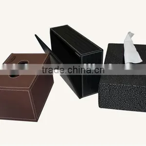 High Quality Leather Tissue Boxes,personalized pu Leather Tissue Boxes, Tissue Boxes Manufacturer in China thumbnail-3