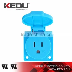 KEDU Hot Sale American Socket 15A 125V 2P+PE thumbnail-1