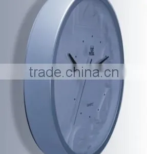 Pearl Quiet Sweep Wall Clock PW230 With 3D Numbers thumbnail-2