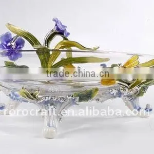 World Famous Brand RORO Luxurious and Useful Fruit Plate Fashion and Best Selling Home Decoration thumbnail-1