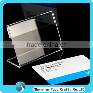 Factory Wholesale Small Acrylic Sign Holder Supermarket Price Tag Holder thumbnail-1