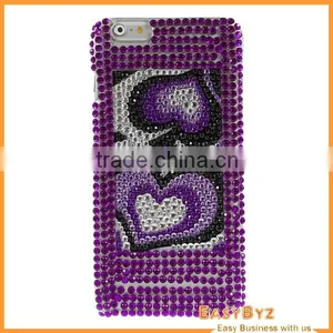 Wholesale Diamond Bling Bling Plastic Case for Iphone 6 Iphone 6 Plus, New Cover Case for Iphone6 Plus thumbnail-1