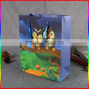 High Qulity Various Color Recycled Custom Logo Printed Paper Lunch Bag Manufacture thumbnail-1